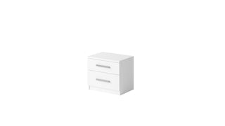 Bono Bedside Cabinet White - Msofas LTD