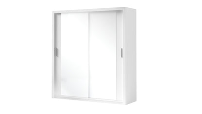 Bono Wardrobe 200 With Mirror White