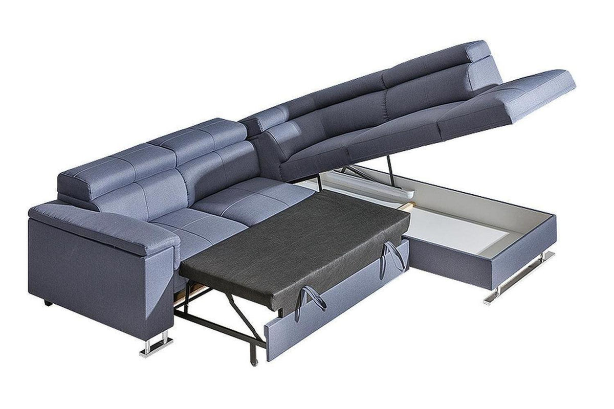 Bolton I Corner Sofa Bed With Storage