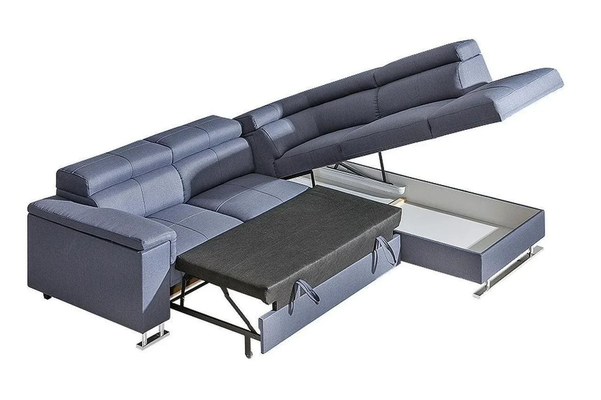 Bolton I Corner Sofa Bed With Storage
