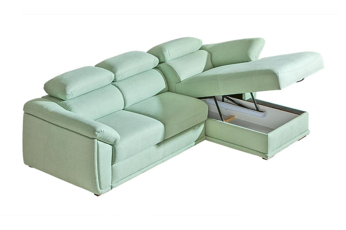 Cadiz 1 Corner Sofa Bed With Storage