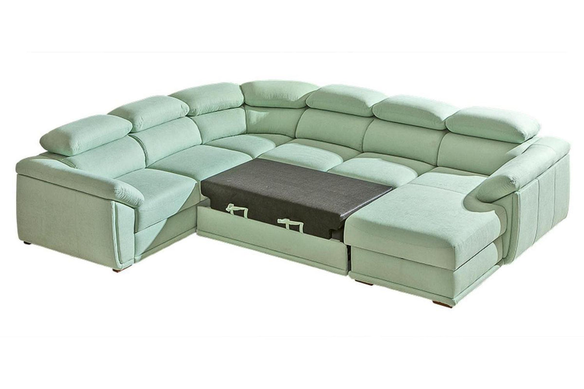 Cadiz 2 U Shape Corner Sofa Bed