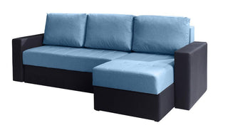 Cala Corner Sofa Bed Blue - Msofas LTD