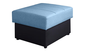 Cala Footstool Blue - Msofas LTD