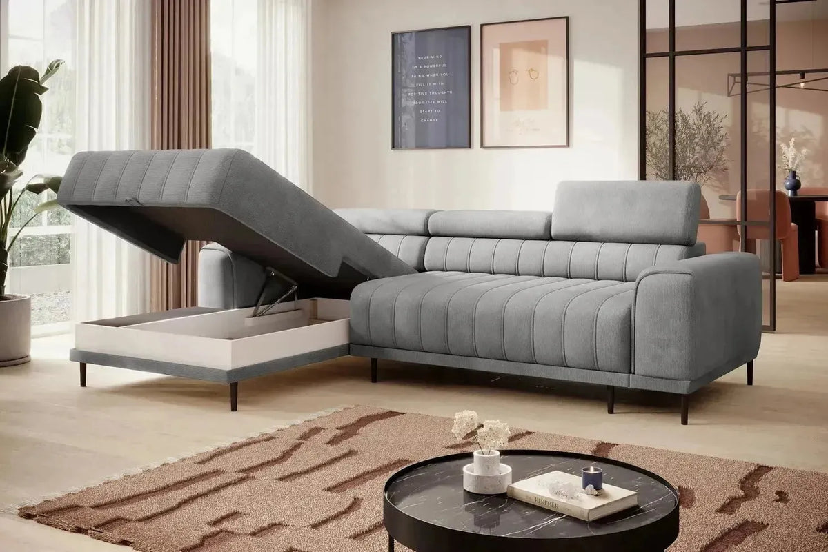 Caldo S Corner Sofa Bed With Storage