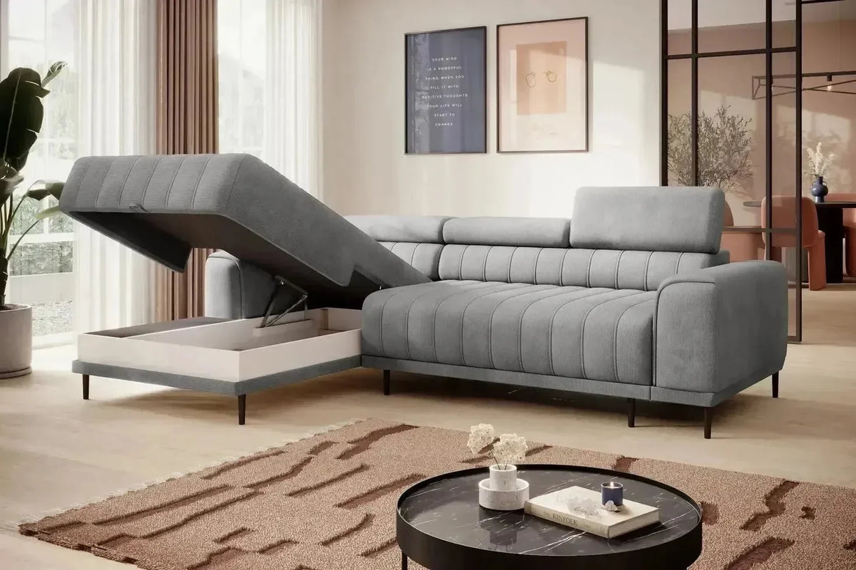 Caldo S Corner Sofa Bed With Storage