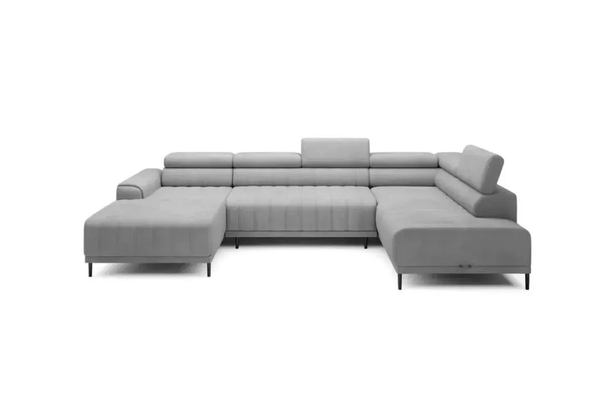 Caldo Xl U Shape Corner Sofa Bed With Storage