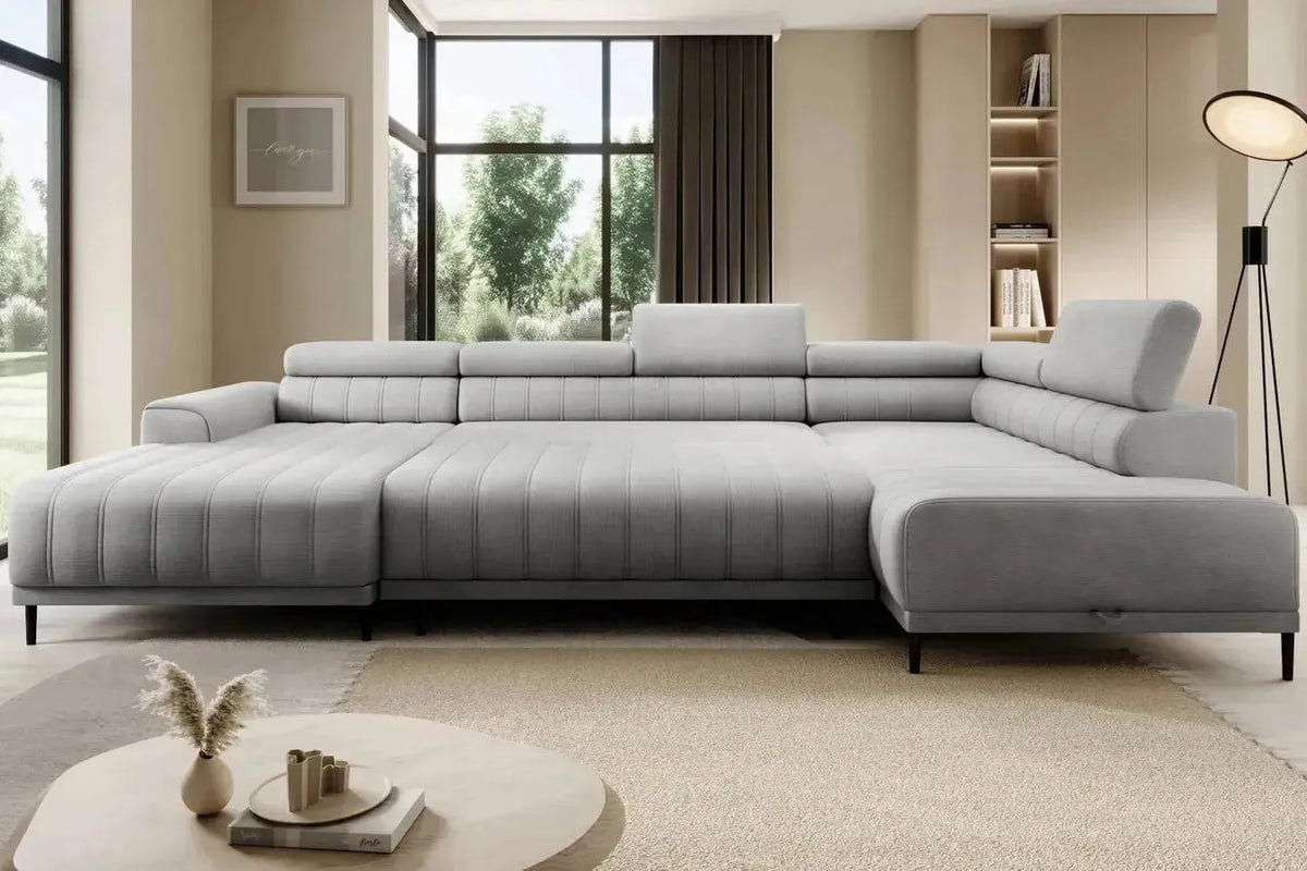 Caldo Xl U Shape Corner Sofa Bed With Storage