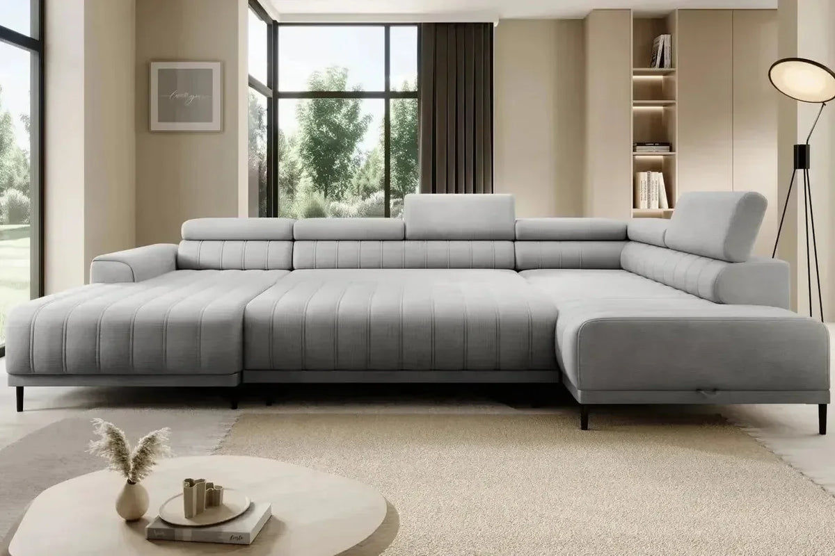 Caldo Xl U Shape Corner Sofa Bed With Storage