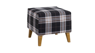 Memone Dark Footstool - Msofas LTD