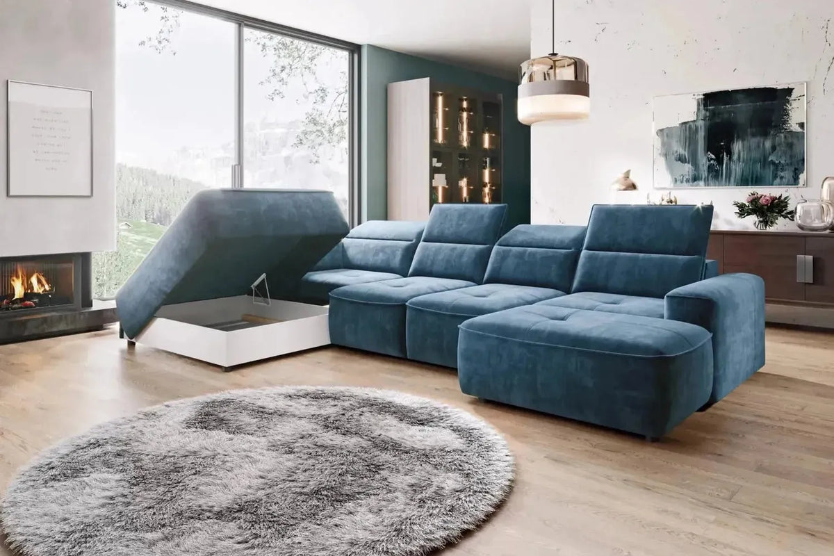 Colombo Xl U Shape Corner Sofa Relax With Storage