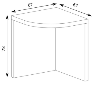 Vegas Corner Desk - Msofas LTD