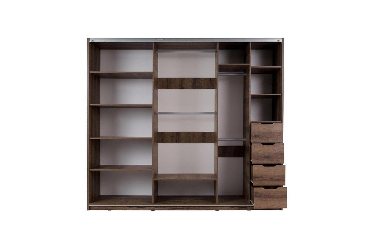 Denver Sliding Wardrobe 250 With Mirror Monastery