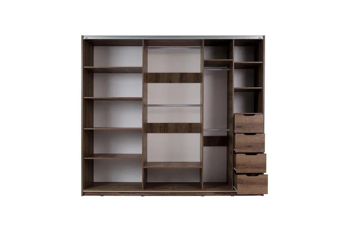 Denver Sliding Wardrobe 250 With Mirror Monastery
