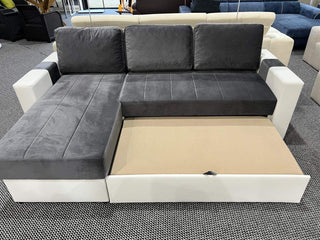 Ex-Display Adel Corner Sofa Bed in Kronos 22