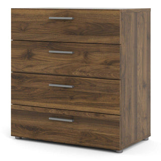 Pepe Chest of 4 Drawers in Walnut - Msofas LTD