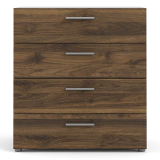 Pepe Chest of 4 Drawers in Walnut - Msofas LTD