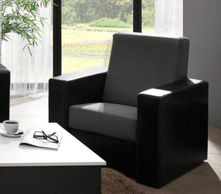 Diamond Armchair Black/Grey - Msofas LTD