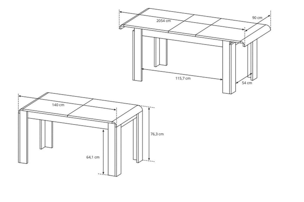 Link Extending Dining Table