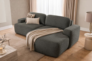Dover Express Delivery Corner Sofa Bed With Storage Zoya 05 Mouse GREY