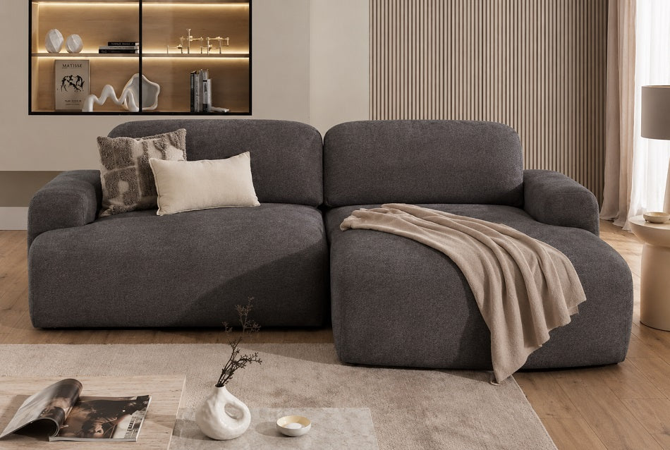 Dover Express Delivery Corner Sofa Bed With Storage Zoya 05 Mouse GREY