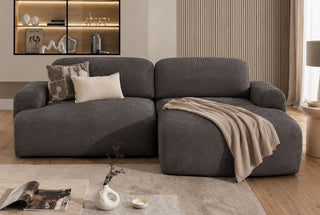 Dover Express Delivery Corner Sofa Bed With Storage Zoya 05 Mouse GREY