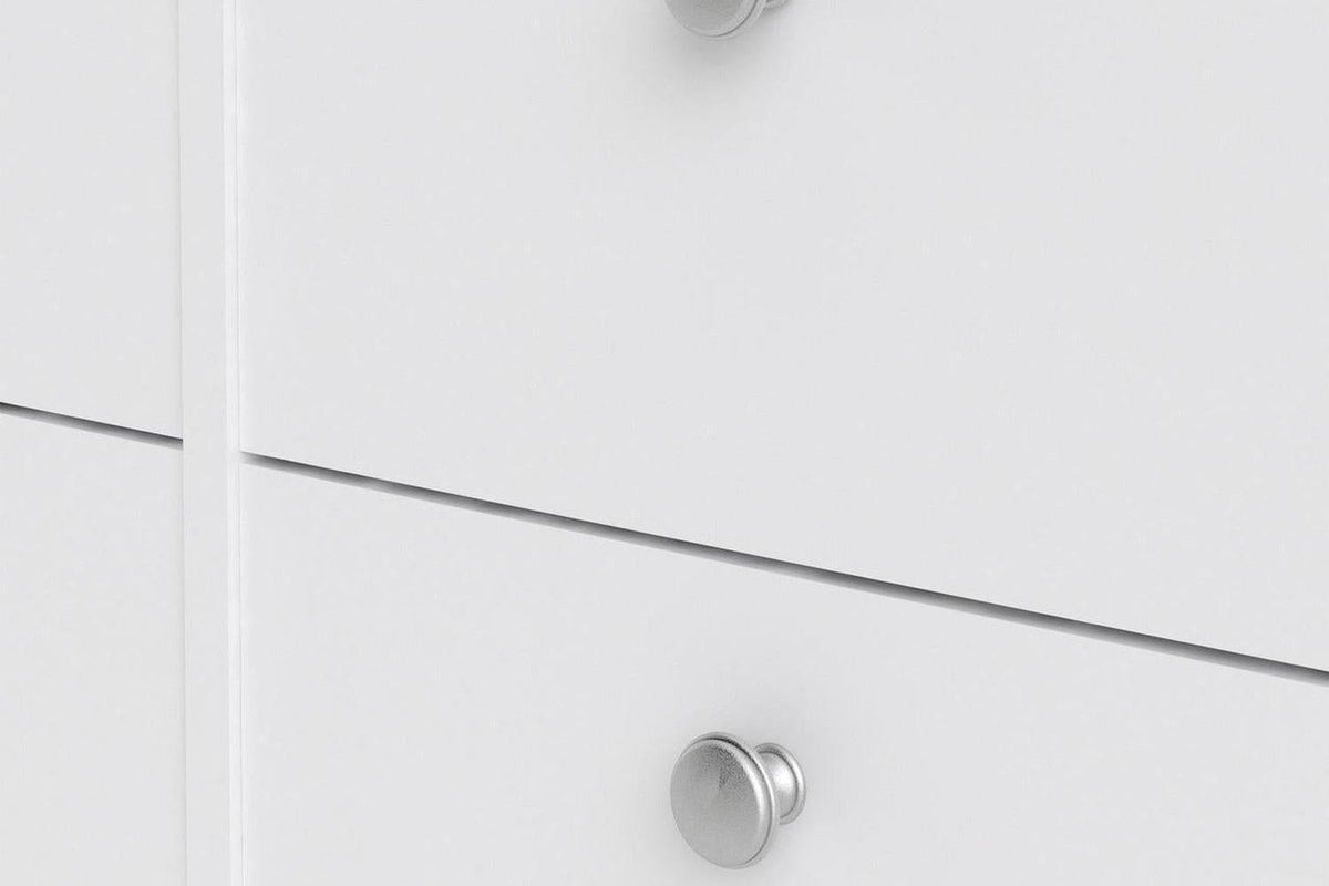 Madrid 4+4 Chest of Drawers In White