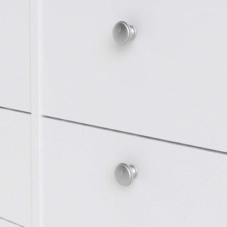 Madrid Double Dresser 4+4 Drawers in White - Msofas LTD