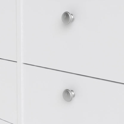 Madrid Double Dresser 4+4 Drawers in White