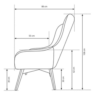 Elis Caro Armchair - Msofas LTD