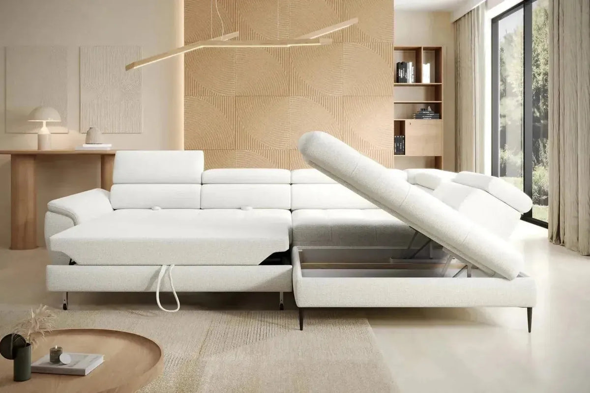 Empoli L Corner Sofa Bed Relax With Storage