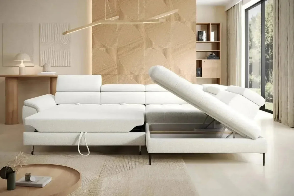 Empoli L Corner Sofa Bed Relax With Storage