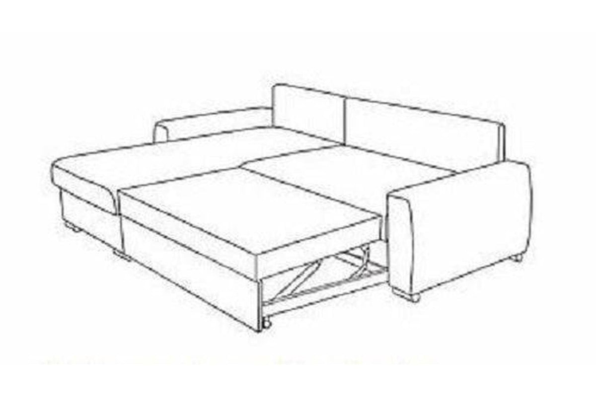 Nest Ii Corner Sofa Bed With Storage