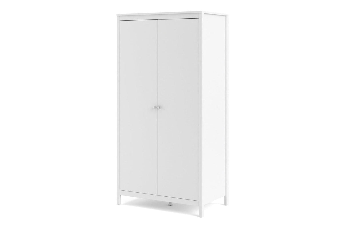 Madrid Wardrobe With 2 Doors In White