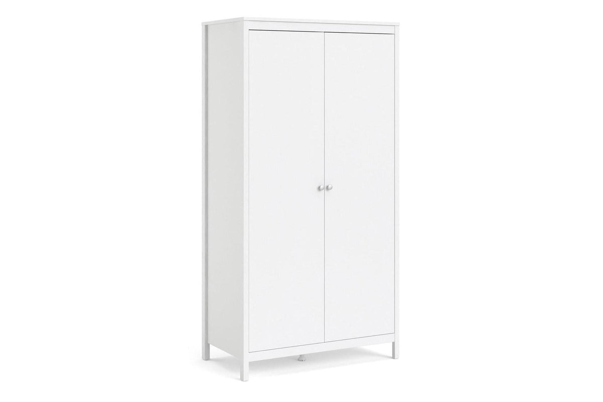 Madrid Wardrobe With 2 Doors In White