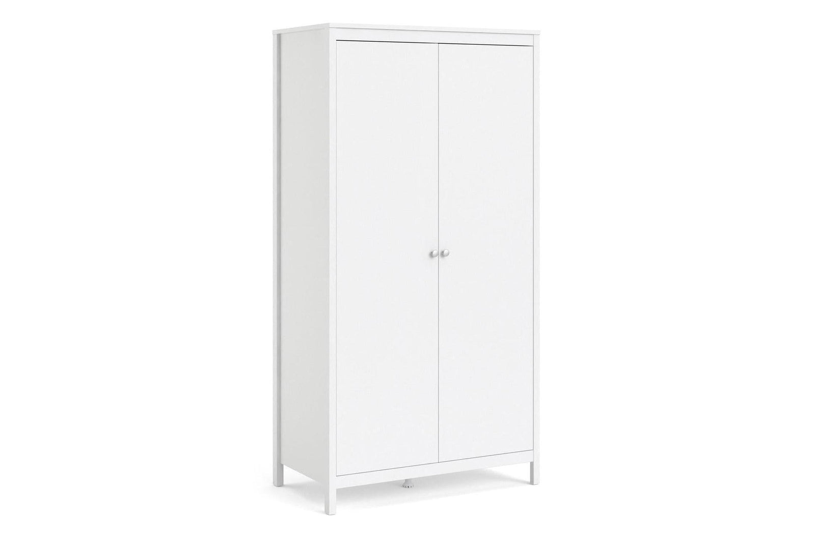 Madrid Wardrobe With 2 Doors In White