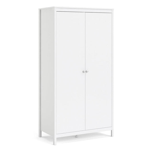 Madrid Wardrobe with 2 Doors in White