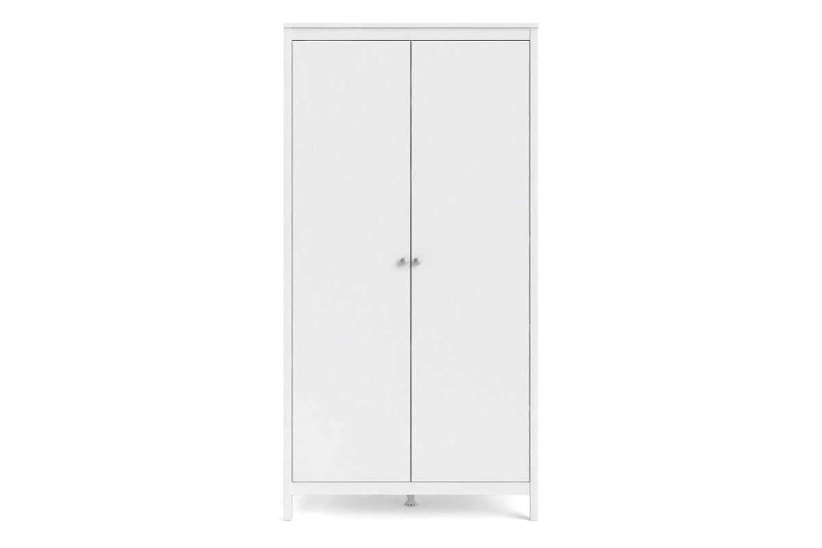 Madrid Wardrobe With 2 Doors In White