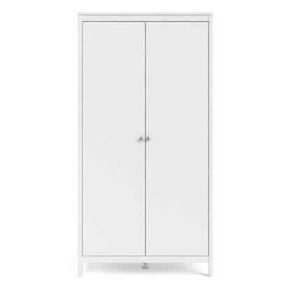 Madrid Wardrobe with 2 Doors in White