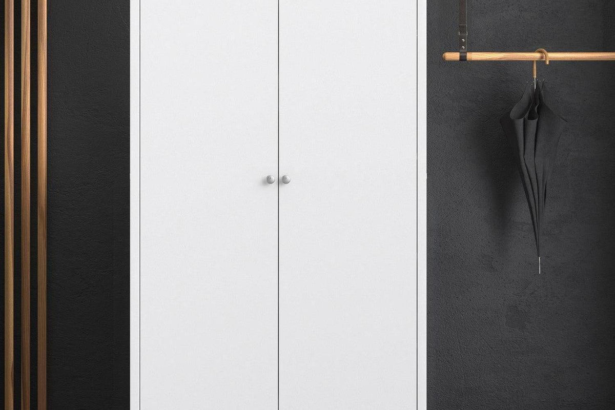 Madrid Wardrobe With 2 Doors In White