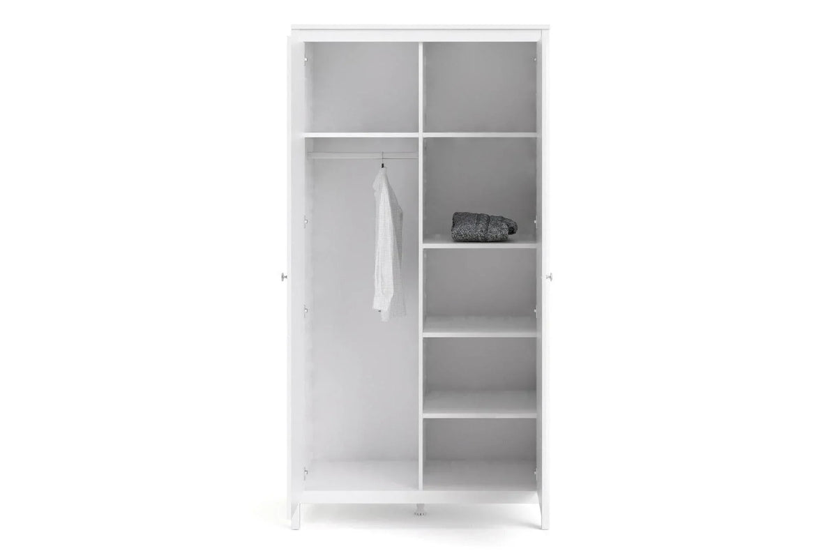 Madrid Wardrobe With 2 Doors In White