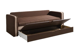 Euphoria Sofa Bed Brown Lux - Msofas LTD