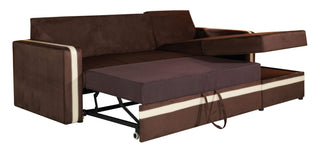 Euphoria Brown Corner Sofa Bed - Msofas LTD