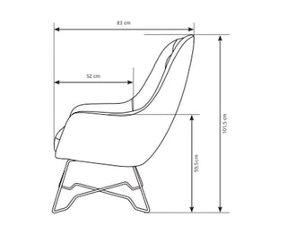 Ezo Armchair - Msofas LTD