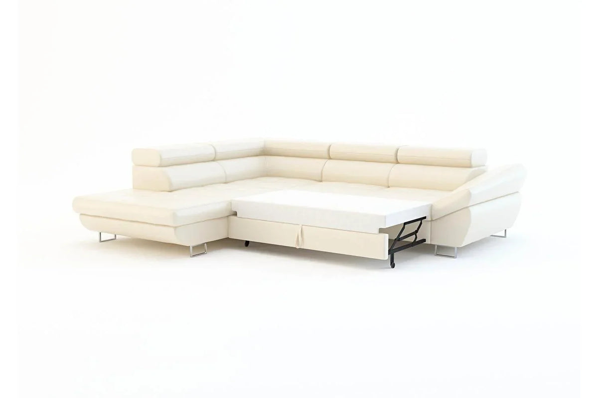 Fabio Express Delivery Corner Sofa Bed With Storage Curio 11