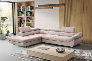 Fabio Corner Sofa Bed Zoya 01 Fast Delivery - Msofas LTD