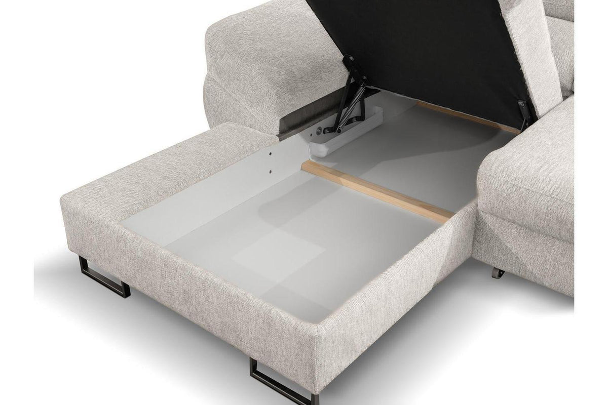 Fabio Express Delivery Corner Sofa Bed Mini With Storage Curio 84