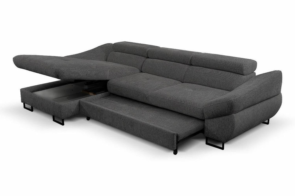 Fabio Express Delivery Corner Sofa Bed Mini With Storage Curio 97