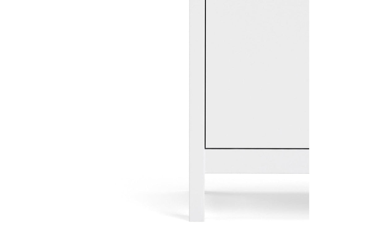 Madrid Sideboard 2 Doors + 1 Drawer In White