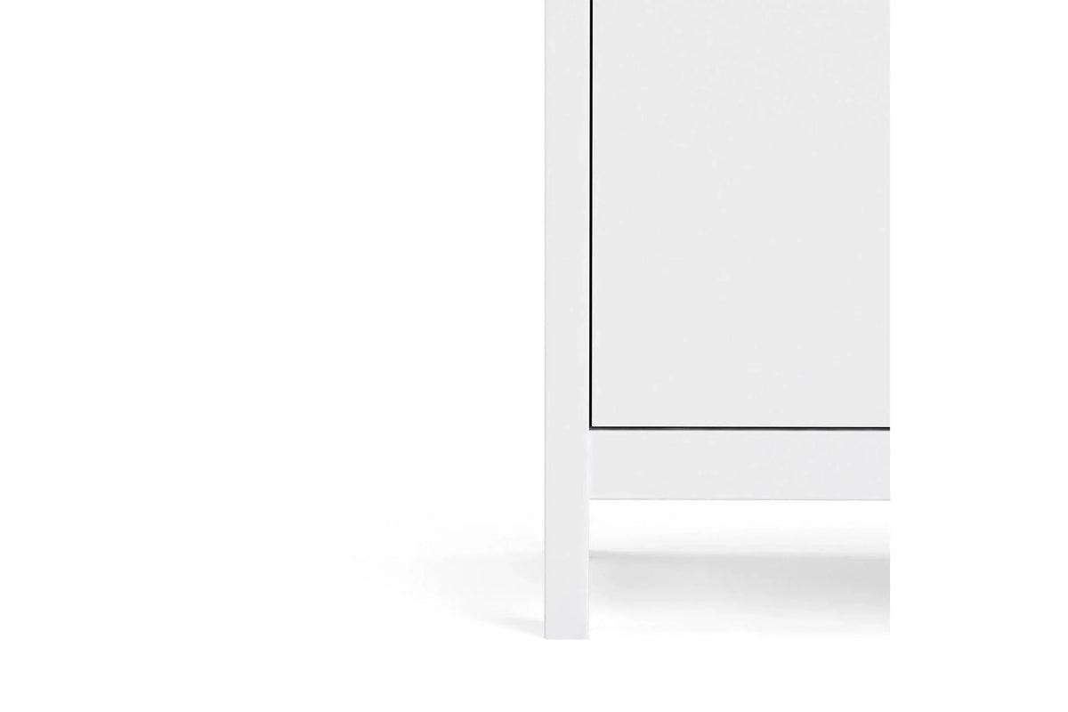Madrid Sideboard 2 Doors + 1 Drawer In White